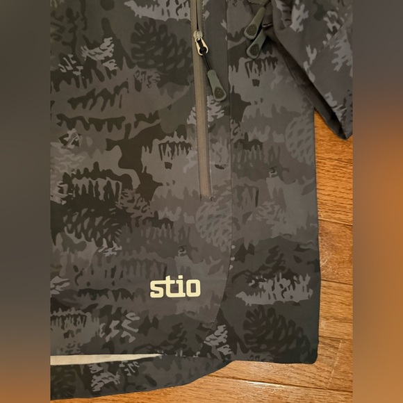 Stio Women's Environ XT Anorak Jacket in Steel Pony whitebark camo NEW WITH TAGS - Picture 7 of 7